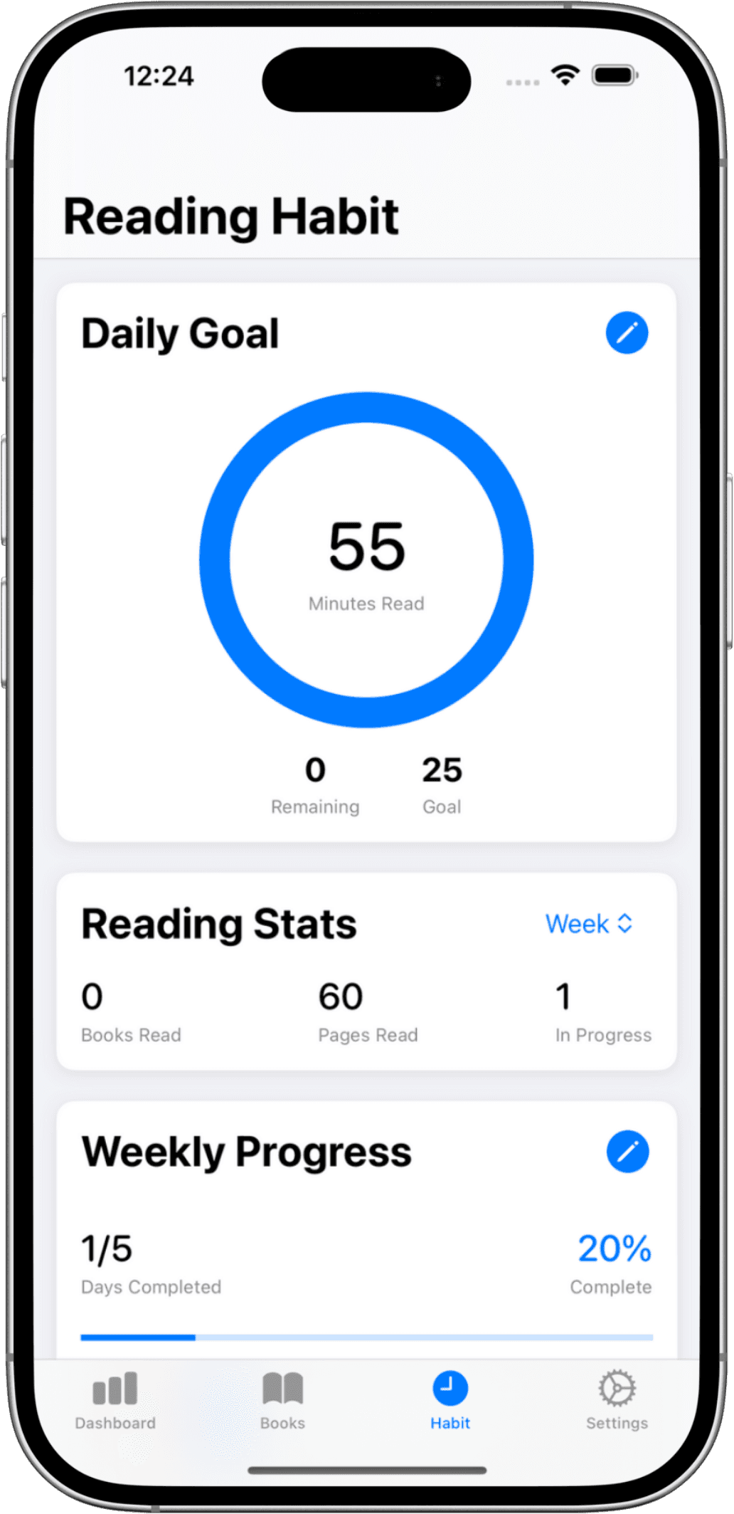 Track Reading Progress